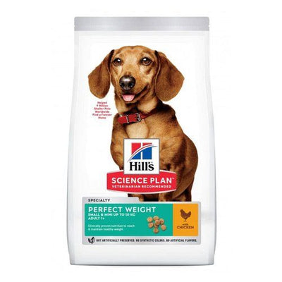 Hill's Science Plan Perfect Weight Croquettes pour chiens adultes petits et mini