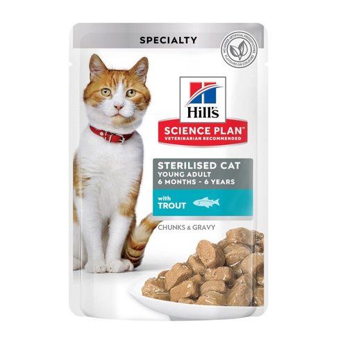Hill' s Plan scientifique de la truite stérilisée Cat Food, 85g