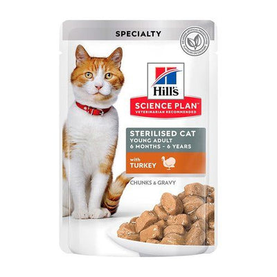 Hill‚Äô plan scientifique Turquie Cat Food, 85g