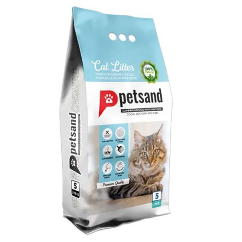 Petsand – Litière chat parfum savon 5 L