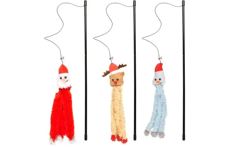 Flamingo – Jouet chat Père Noël sur corde 80 cm