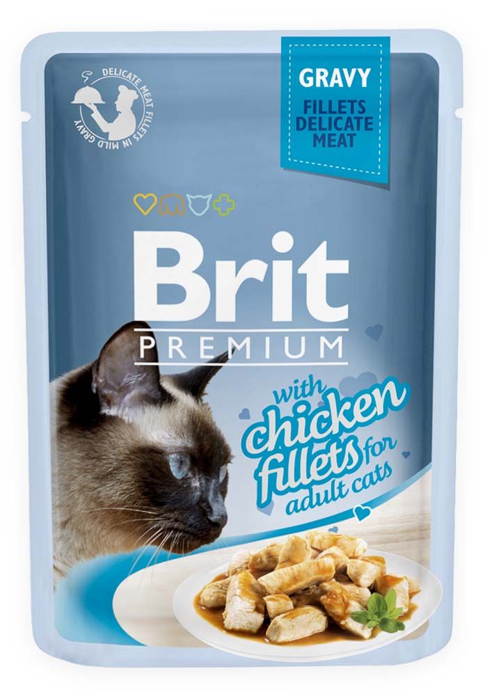 Brit Premium by Nature – Filets de poulet chat adulte 85 g