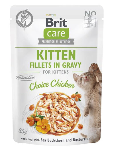 Brit Soins poulet Nourriture humide pour chatons, 85g
