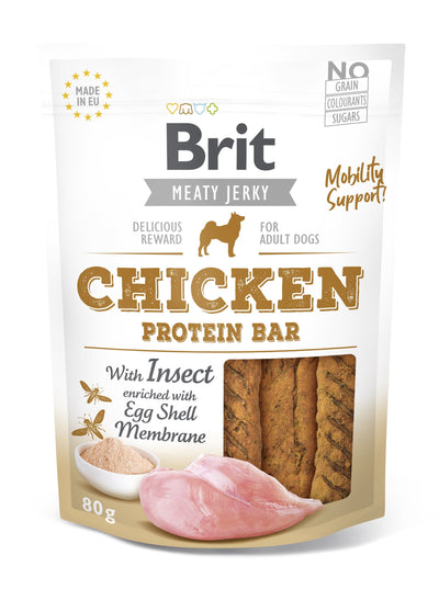 Brit – Friandises pour chien au poulet 80 g – La Passion Canine Maroc