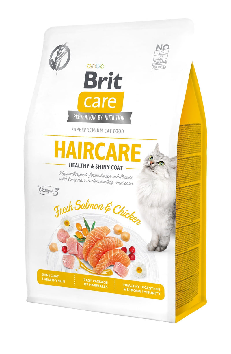Brit Care Cat Grain-Free Haircare – Croquettes chat pelage brillant 400 g