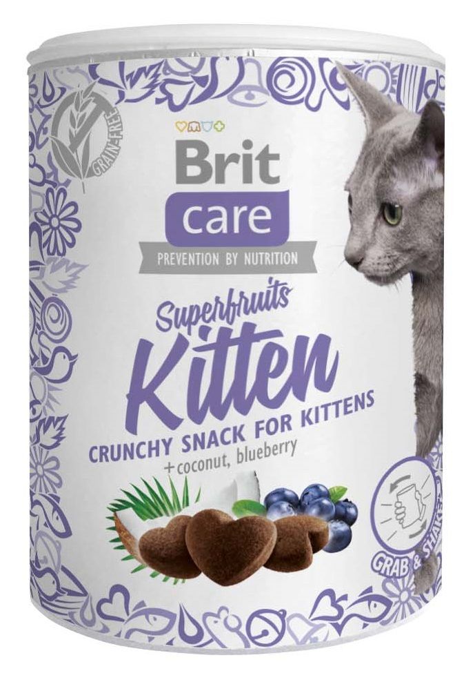 Brit Care Cat Snack Superfruits Kitten – Friandises chaton 100 g