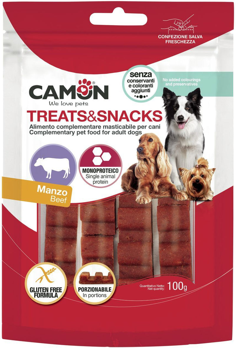 Camon – Friandises chien monoprotéine bœuf sans gluten 100 g