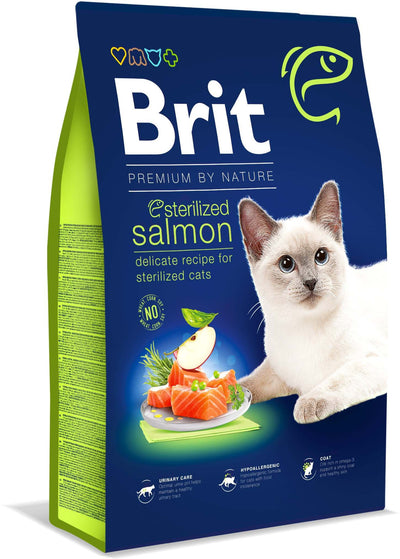 Brit Premium by Nature Cat Adult – Croquettes chat saumon 1,5 kg – La Passion Canine Maroc