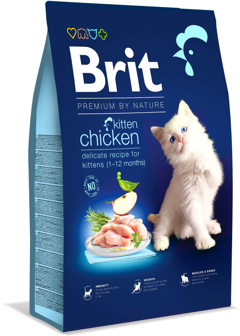 Brit Premium by Nature Cat Kitten – Croquettes chaton poulet 1,5 kg