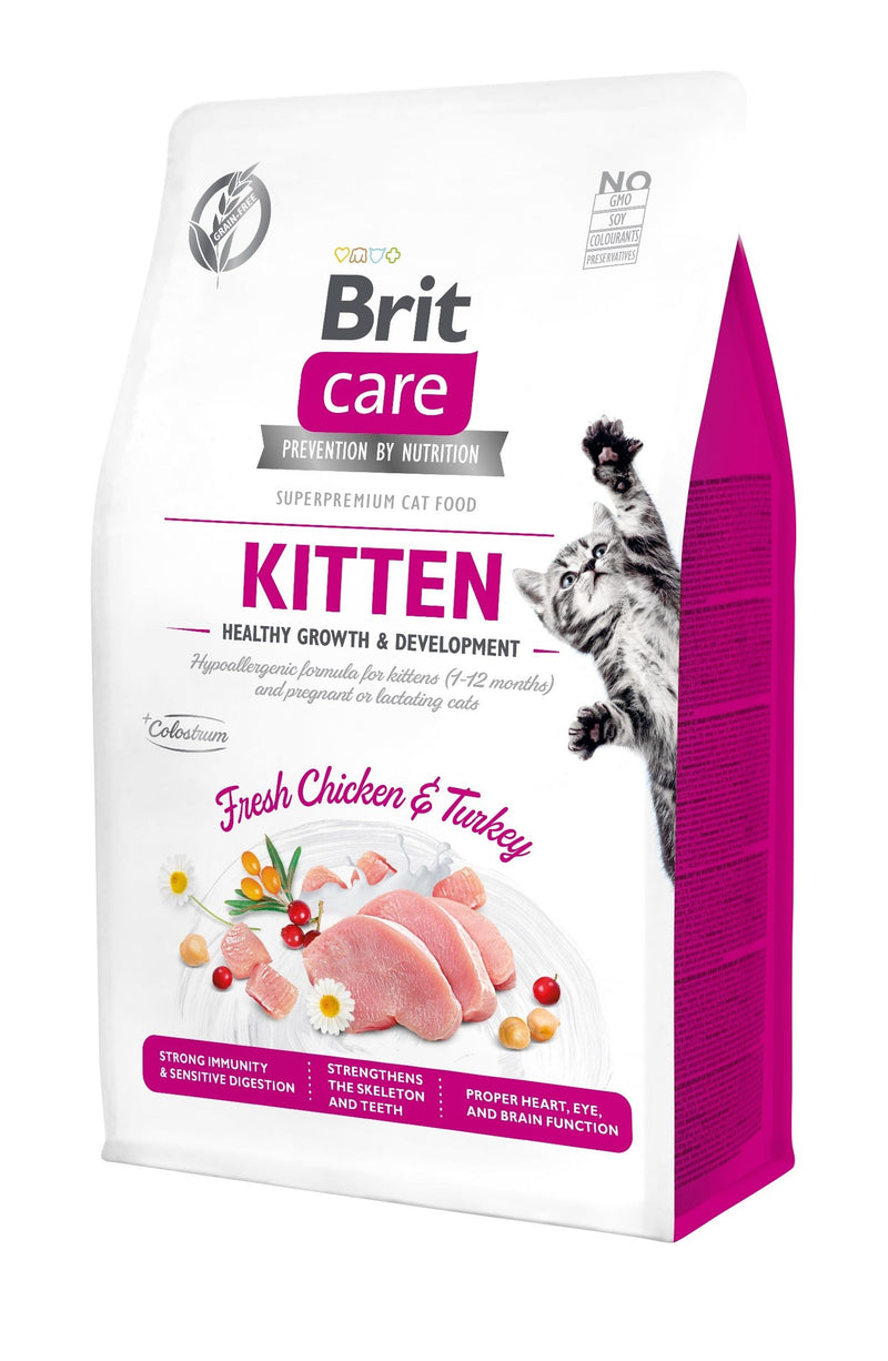 Brit Care Kitten – Croquettes chaton poulet et dinde 7 kg