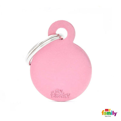 MyFamily – Médaille d'identification rose – La Passion Canine Maroc