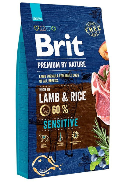 Brit Premium by Nature Sensitive – Croquettes chien à l'agneau 15 kg – La Passion Canine Maroc
