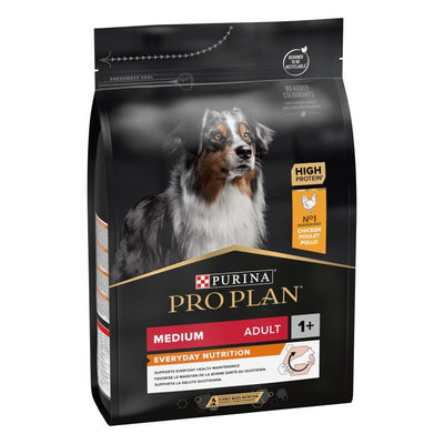 3 kg de nourriture pour chien Pro Plan Medium Adult au poulet
