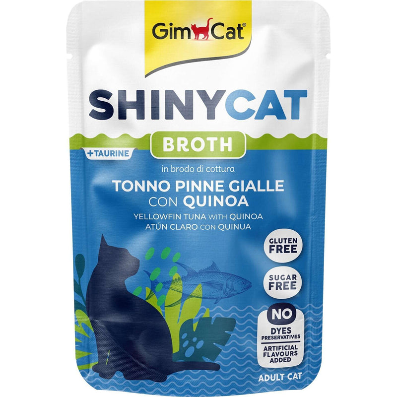 GimCat ShinyCat – Pâtée pour chat thon et quinoa 70 g