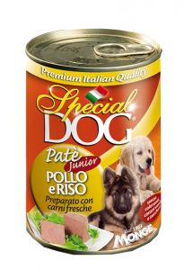 Special Dog – Pâtée chiot poulet et riz 400 g