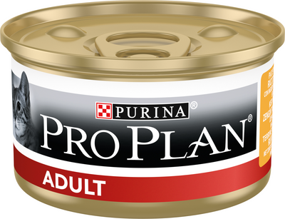 Purina Pro Plan Adult Maintenance – Pâtée chat au poulet 85 g – La Passion Canine Maroc