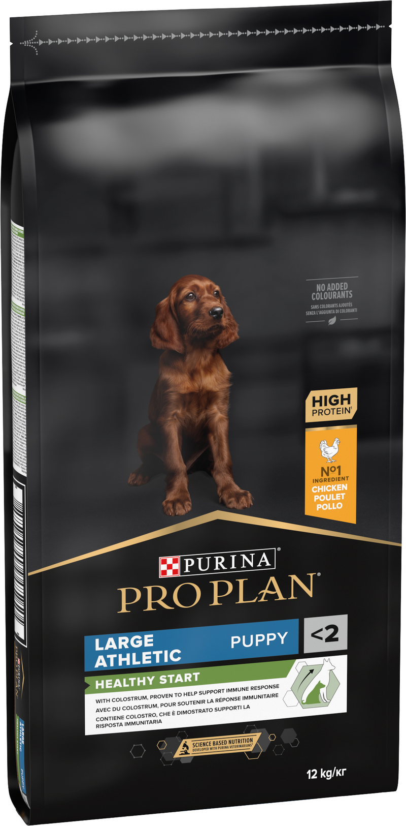 Purina Pro Plan Large Athletic Puppy – Croquettes chiot au poulet 12 kg