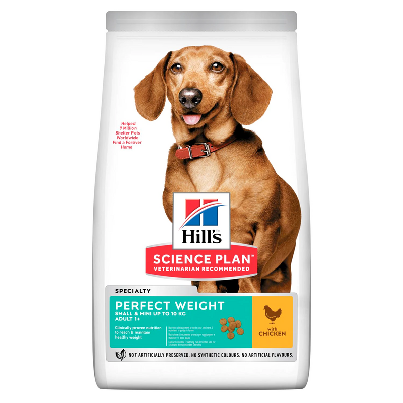 Hill's Science Plan Perfect Weight Small & Mini – Croquettes chien adulte