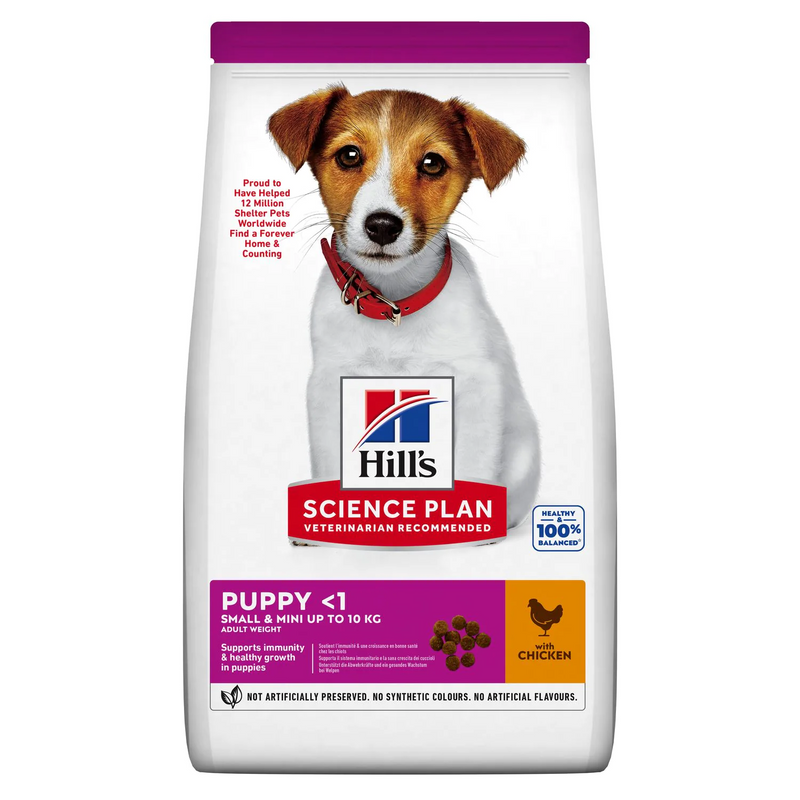 Hill's Science Plan Puppy Small & Mini – Croquettes chiot poulet 300 g