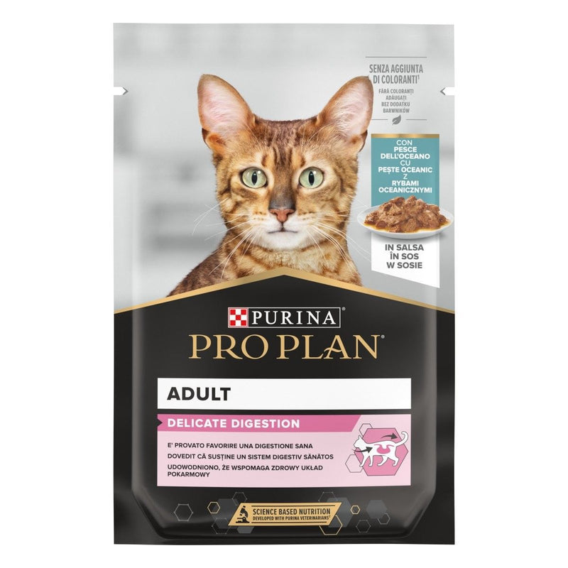 Purina Pro Plan Delicate – Pâtée chat au poisson de l'océan 85 g