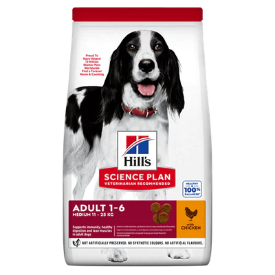 Hill's Science Plan Adult – Croquettes chien adulte 12 kg – La Passion Canine Maroc