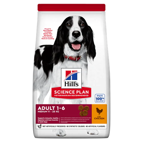 Hill's Science Plan Adult – Croquettes chien adulte 12 kg