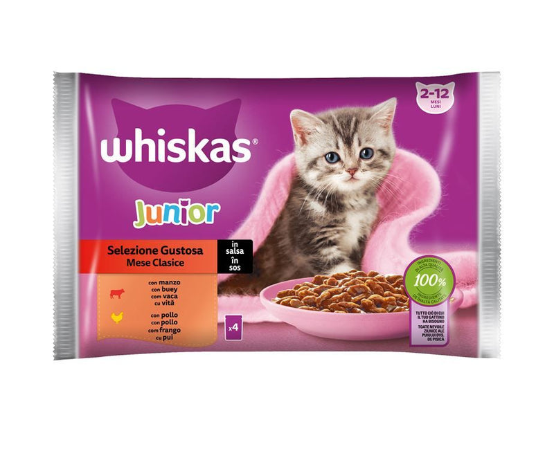 Whiskas Core Delicious Sélection Junior 4x85G