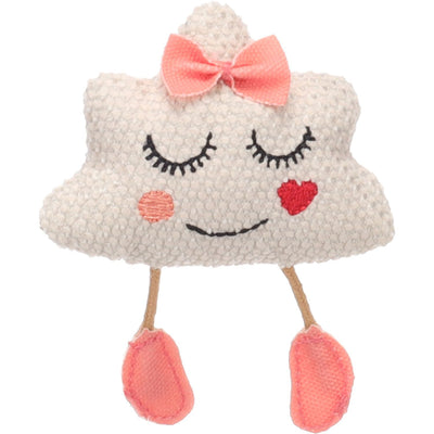 Flamingo – Jouet chat nuage beige 7,5 x 2,5 x 9,5 cm – La Passion Canine Maroc
