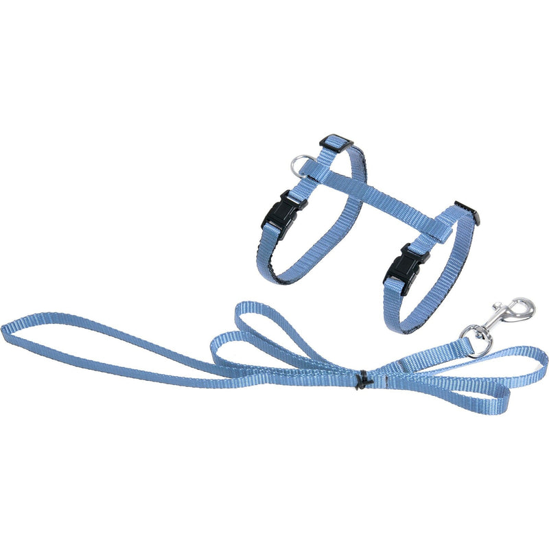 Flamingo ArtSportiv Plus – Harnais avec laisse pour chat bleu 110 cm