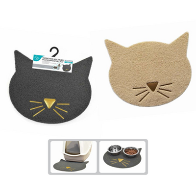 Tapis antidérapant multifonction tête de chat – La Passion Canine Maroc