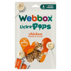 Webbox Lick-e-Pops – Friandise chat au poulet x4