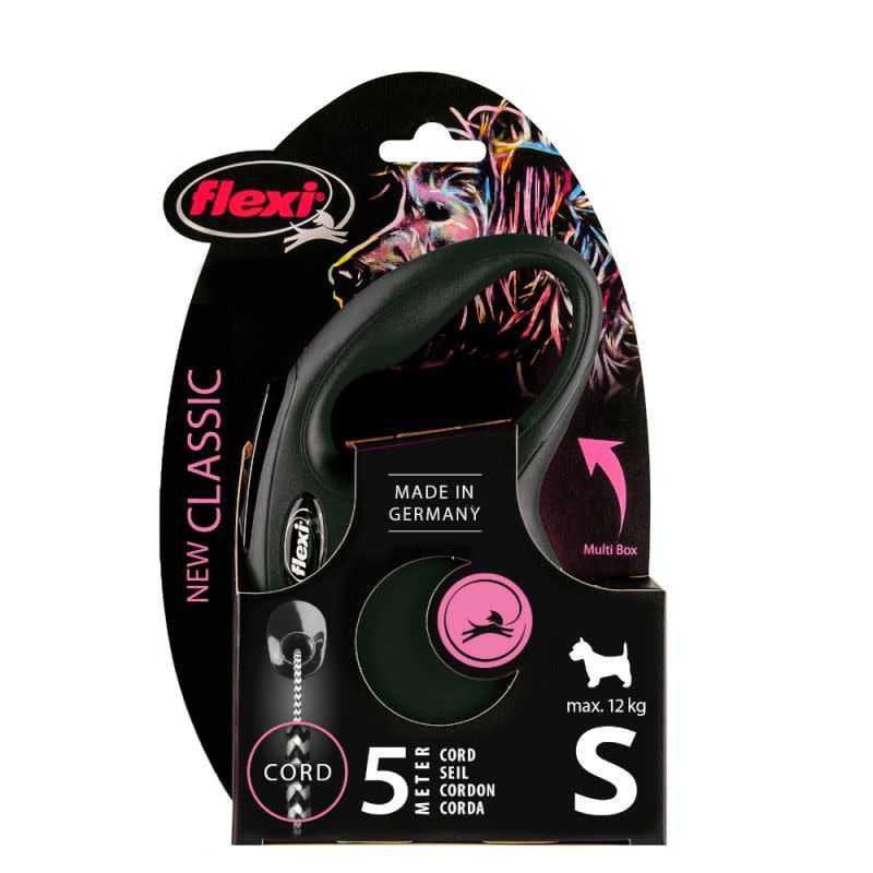 Flexi New Classic M – Laisse enrouleur cordon 5 m (max 12 kg)