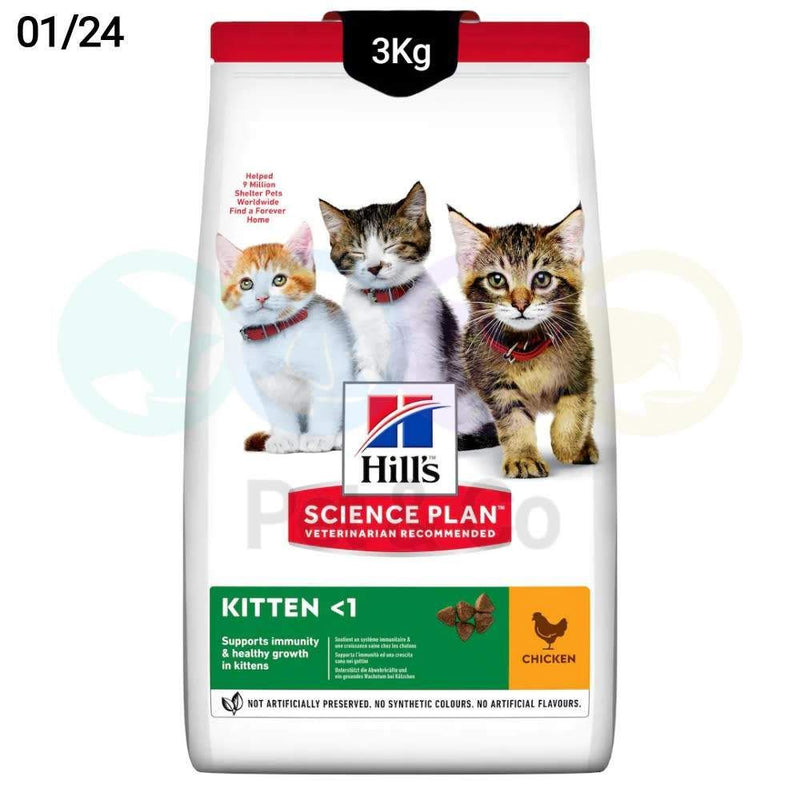 Hill's Science Plan Kitten – Croquettes chaton au poulet 3 kg