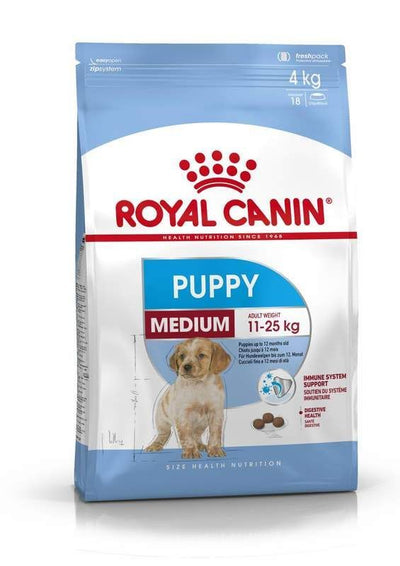 Royal Canin Medium Puppy – Croquettes chiot race moyenne 15 kg – La Passion Canine Maroc