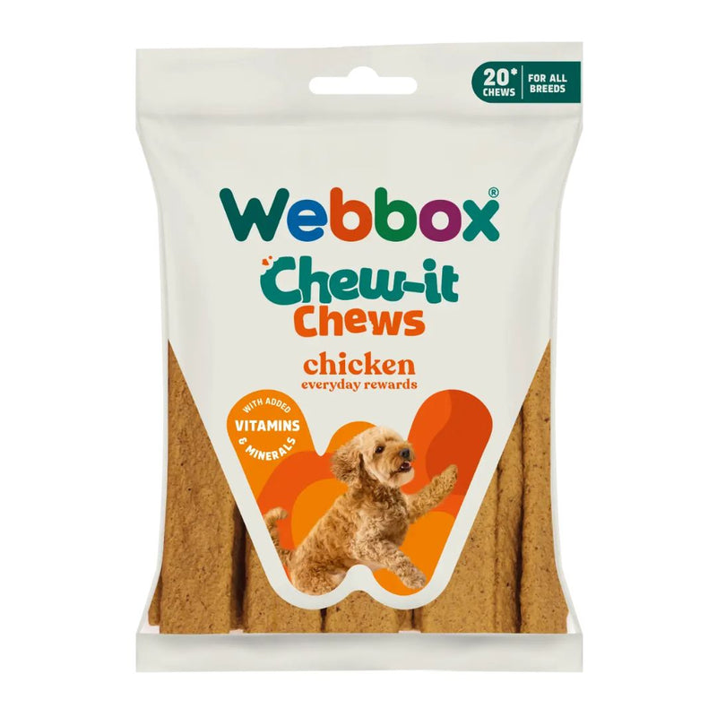 Webbox Chew-it Chews – Friandises à mâcher chien poulet 200 g