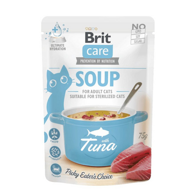 Brit Care Cat Soup – Soupe pour chat au thon 75 g – La Passion Canine Maroc