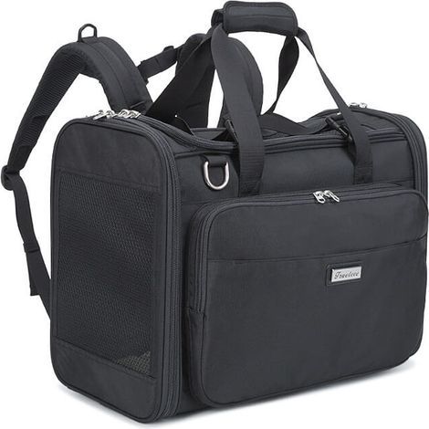 Truelove Baggy – Sac à dos chien et chat noir 43 x 24 x 34 cm