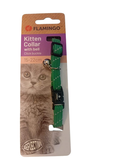 Collier vert pour chat – La Passion Canine Maroc