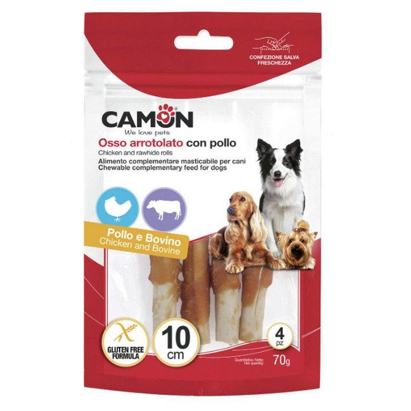 Rouleaux De Poulet Et De Cuir Brut