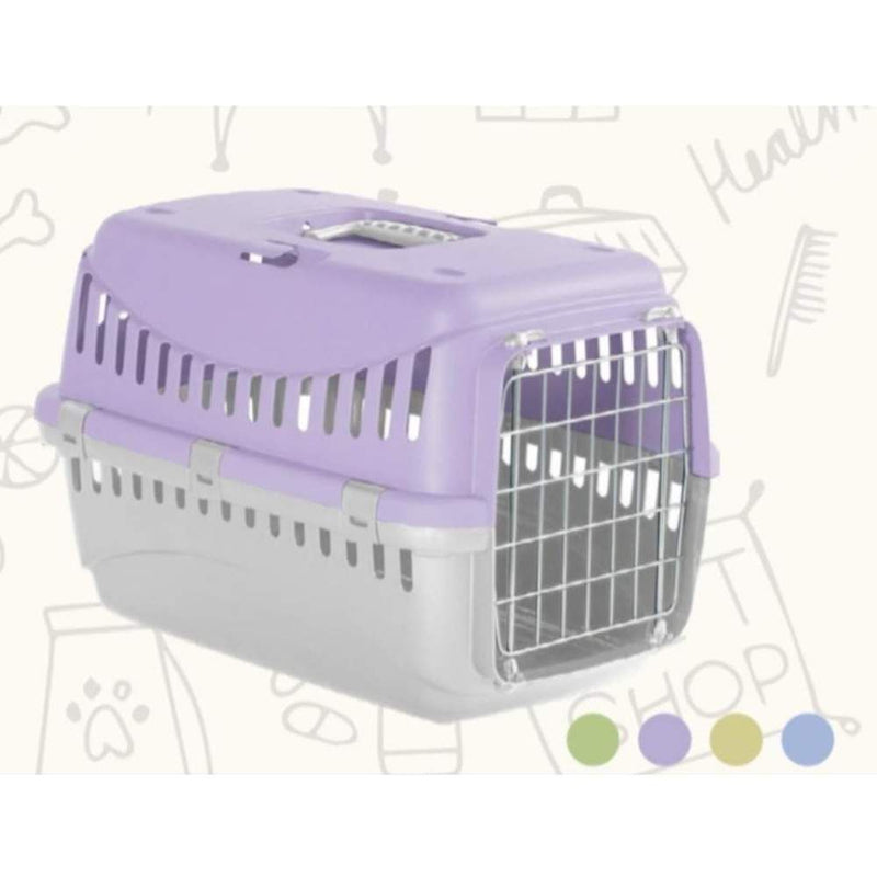 Cage de transport pour chat et petit chien 46x31x32 cm