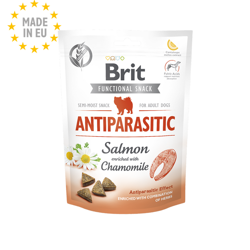 Brit Care Dog Fonctionnel Snack Antiparasite au Salmon 80G