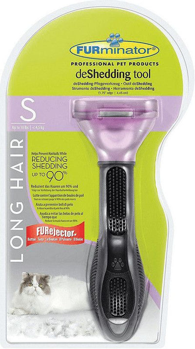 Furminator – Brosse déshédding chat poil long taille S – La Passion Canine Maroc
