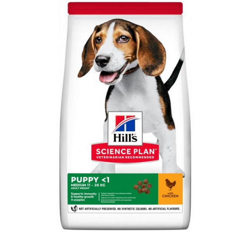 Hill's Science Plan Puppy Medium – Croquettes chiot poulet 14 kg