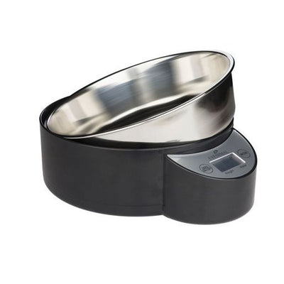 Stefanplast – Conteneur à croquettes avec doseur 18 L noir – La Passion Canine Maroc