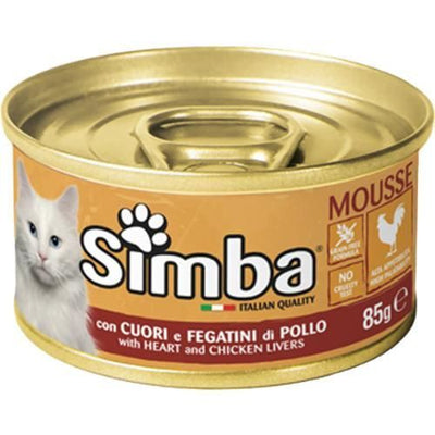 Monge Simba – Pâtée chat poulet et foie 85 g – La Passion Canine Maroc