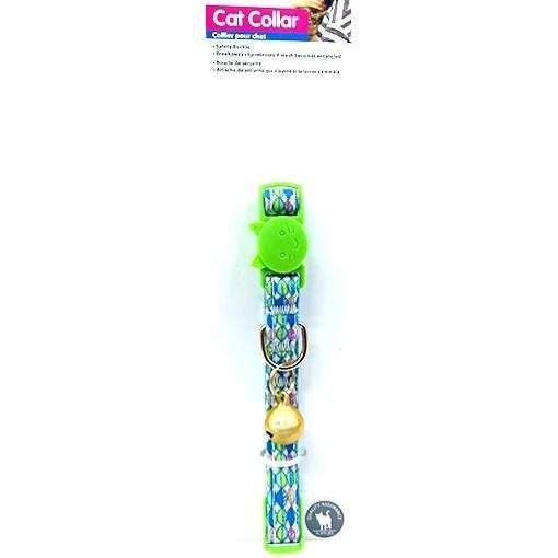 Collier pour chat vert