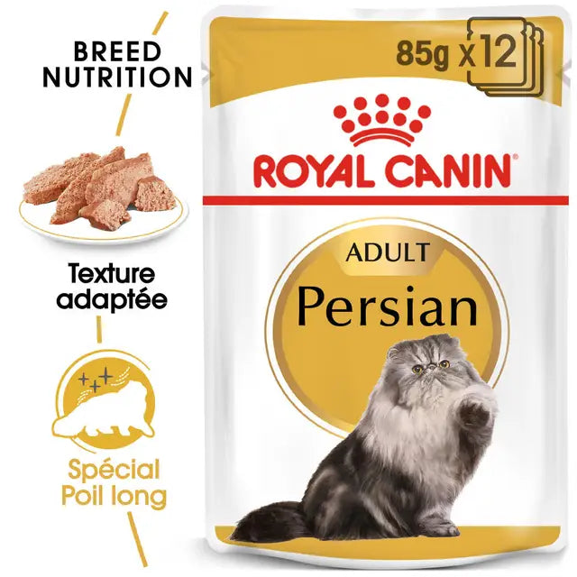 Royal Canin Persian – Bouchées en mousse chat adulte 85 g