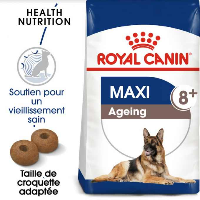 Royal Canin Maxi Ageing 8+ – Croquettes chien senior grande race 15 kg