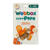 Webbox Lick-e-Pops – Friandise chat au poulet x4