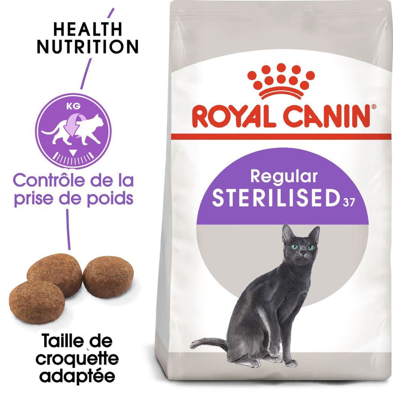 Royal Canin Sterilised 37 – Croquettes chat stérilisé 400 g